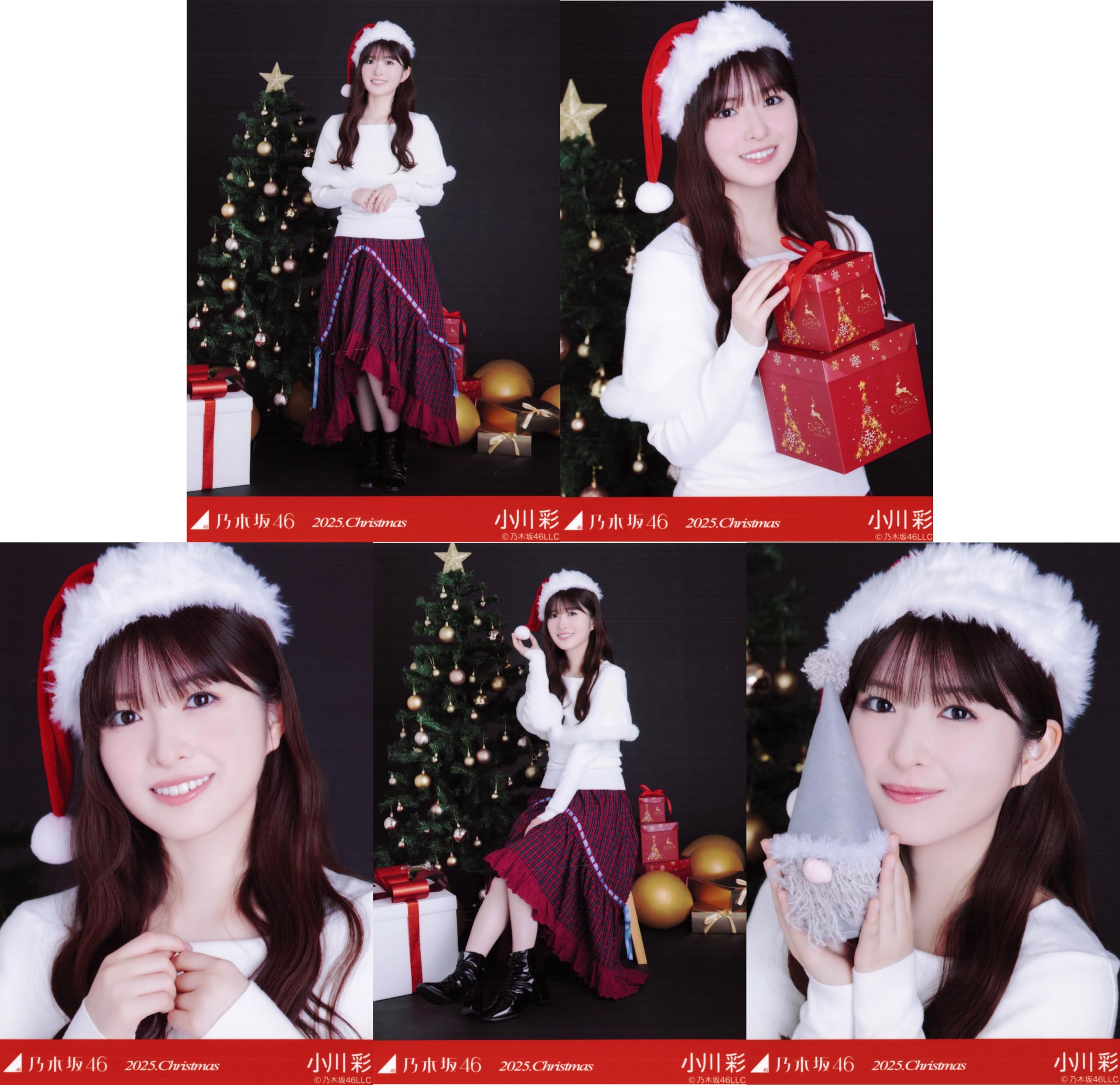Amazon.co.jp: 乃木坂46 2025年11月個別生写真5枚セット クリスマス
